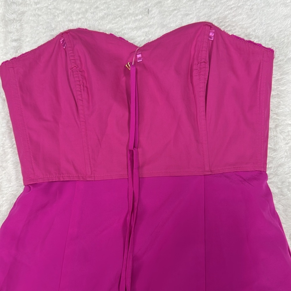 Lilly Pulitzer convertible Fuchsia Summer Lace Dress - Picture 8 of 11